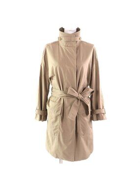 Max Mara the Cube Cotton with Belt Spring Coat Single Beige 34